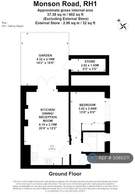 Monson Road, Redhill, RH1 floorplan