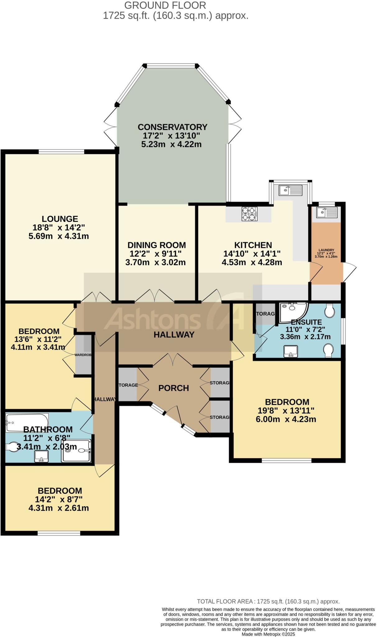 Lord Street, Croft, WA3 floorplan