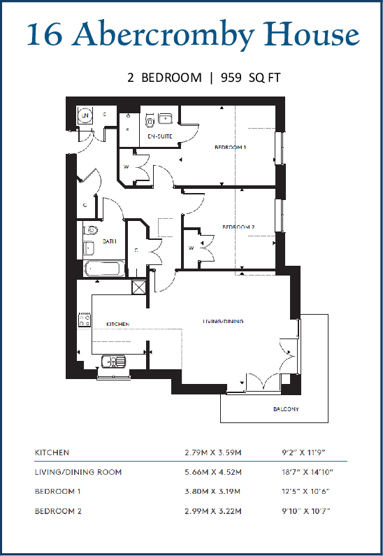 Abercromby House, Millbrook Village, Turnstone Road, Exeter, Devon, EX2 floorplan