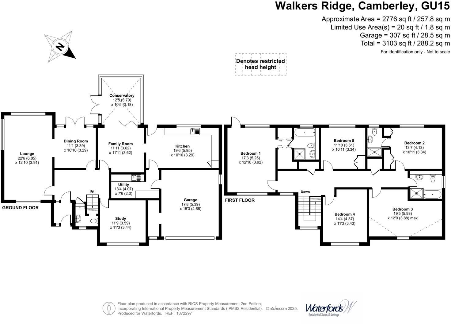 Walkers Ridge, Camberley, Surrey floorplan