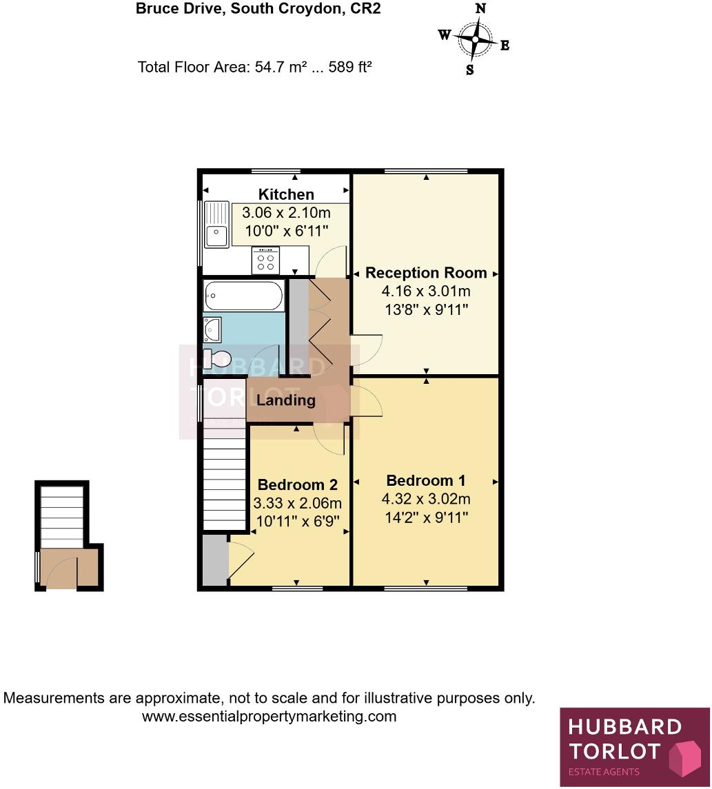 Bruce Drive, South Croydon, CR2 8SL floorplan