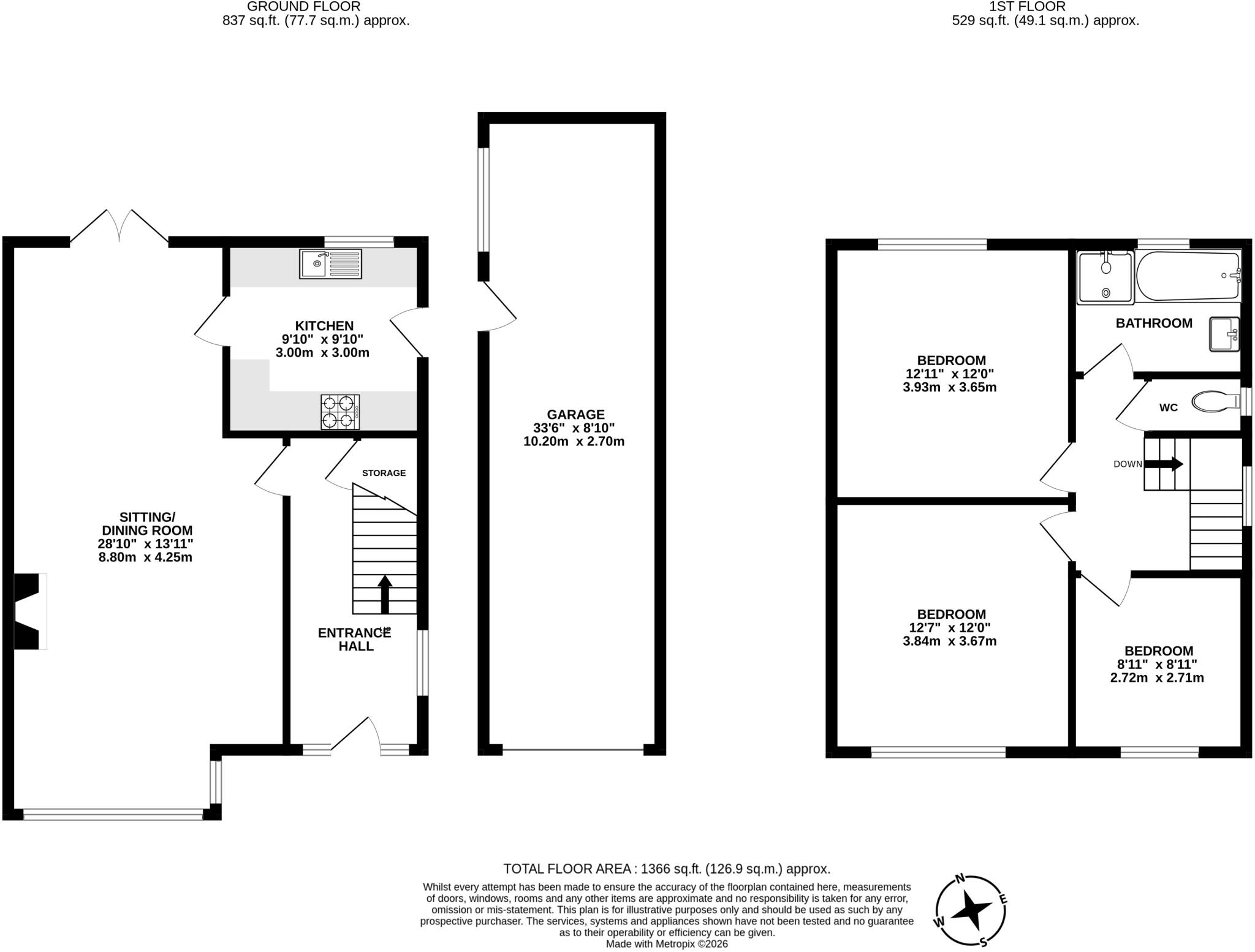 Marshalswick Lane, St. Albans, Hertfordshire, AL1 floorplan