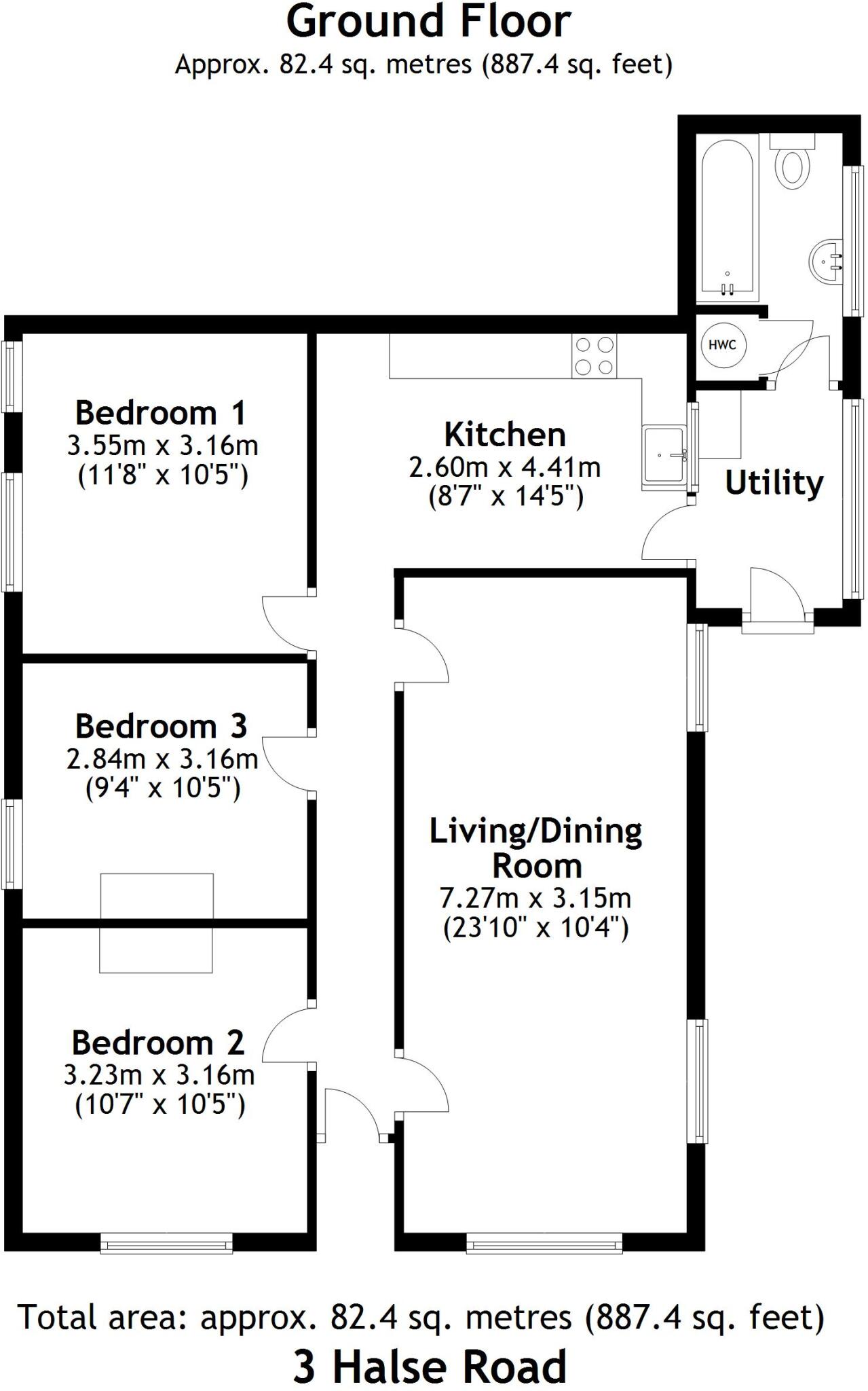 Halse Road, Brackley floorplan