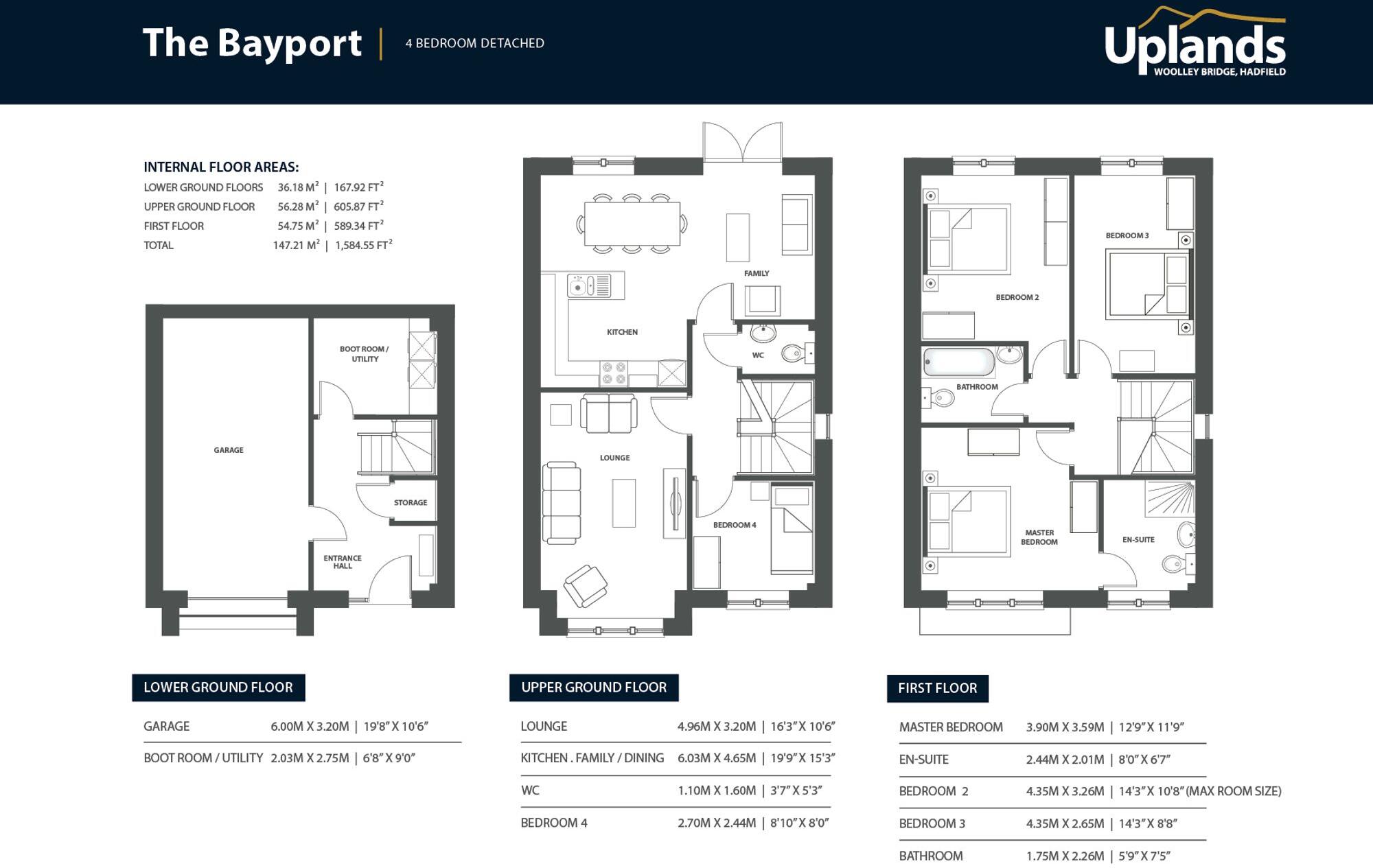 Hadfield, Glossop, SK13 floorplan