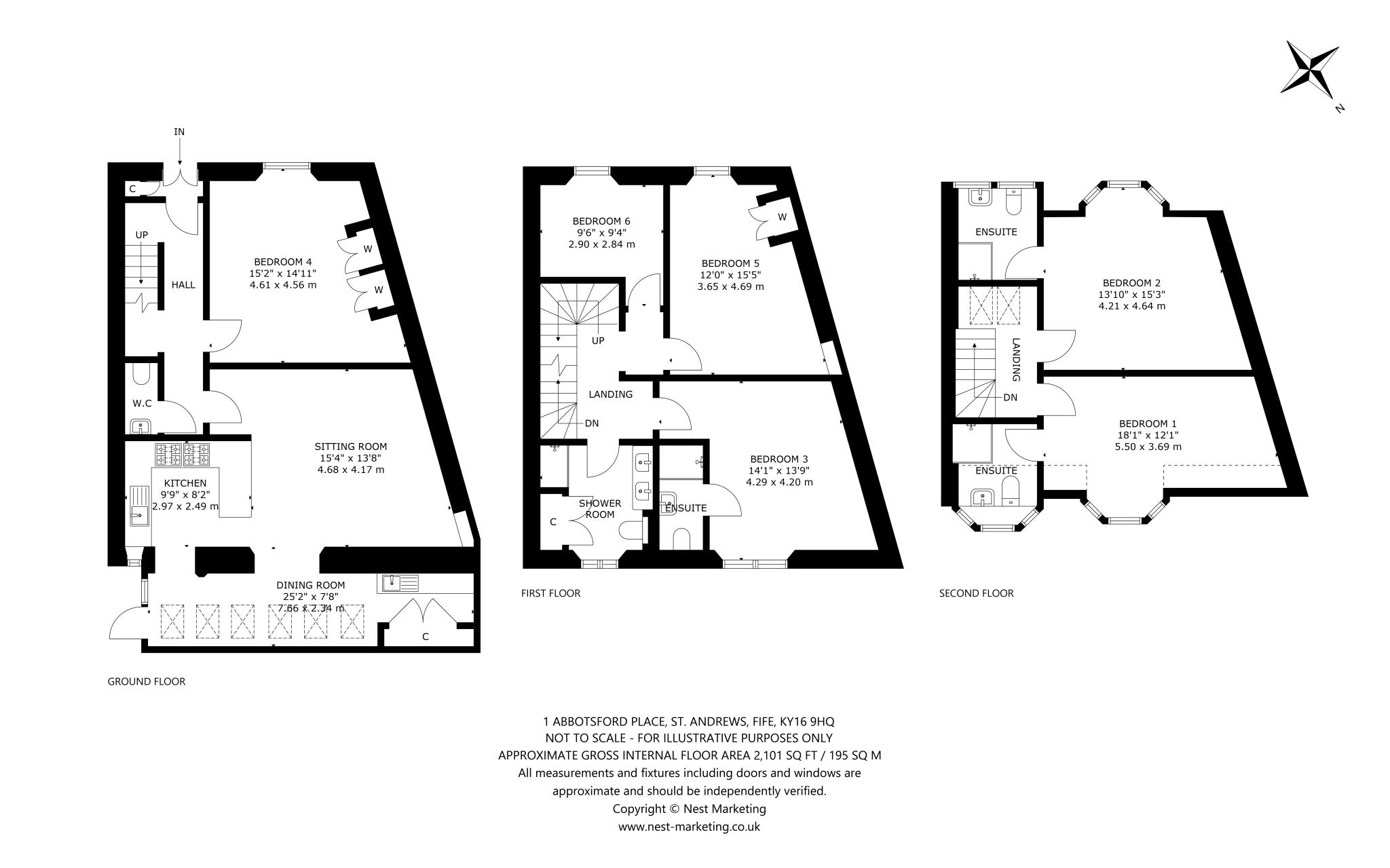 The Haven, 1 Abbotsford Place, St. Andrews, Fife floorplan