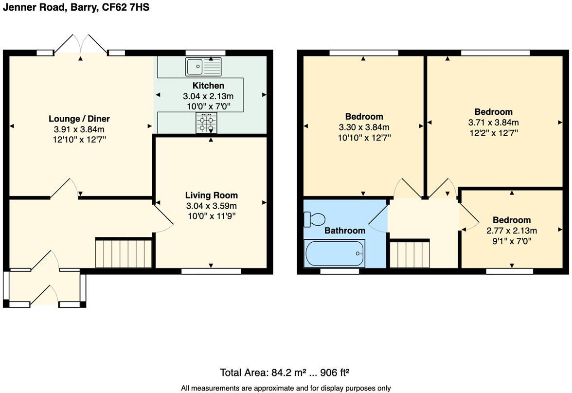 Jenner Road, Barry floorplan