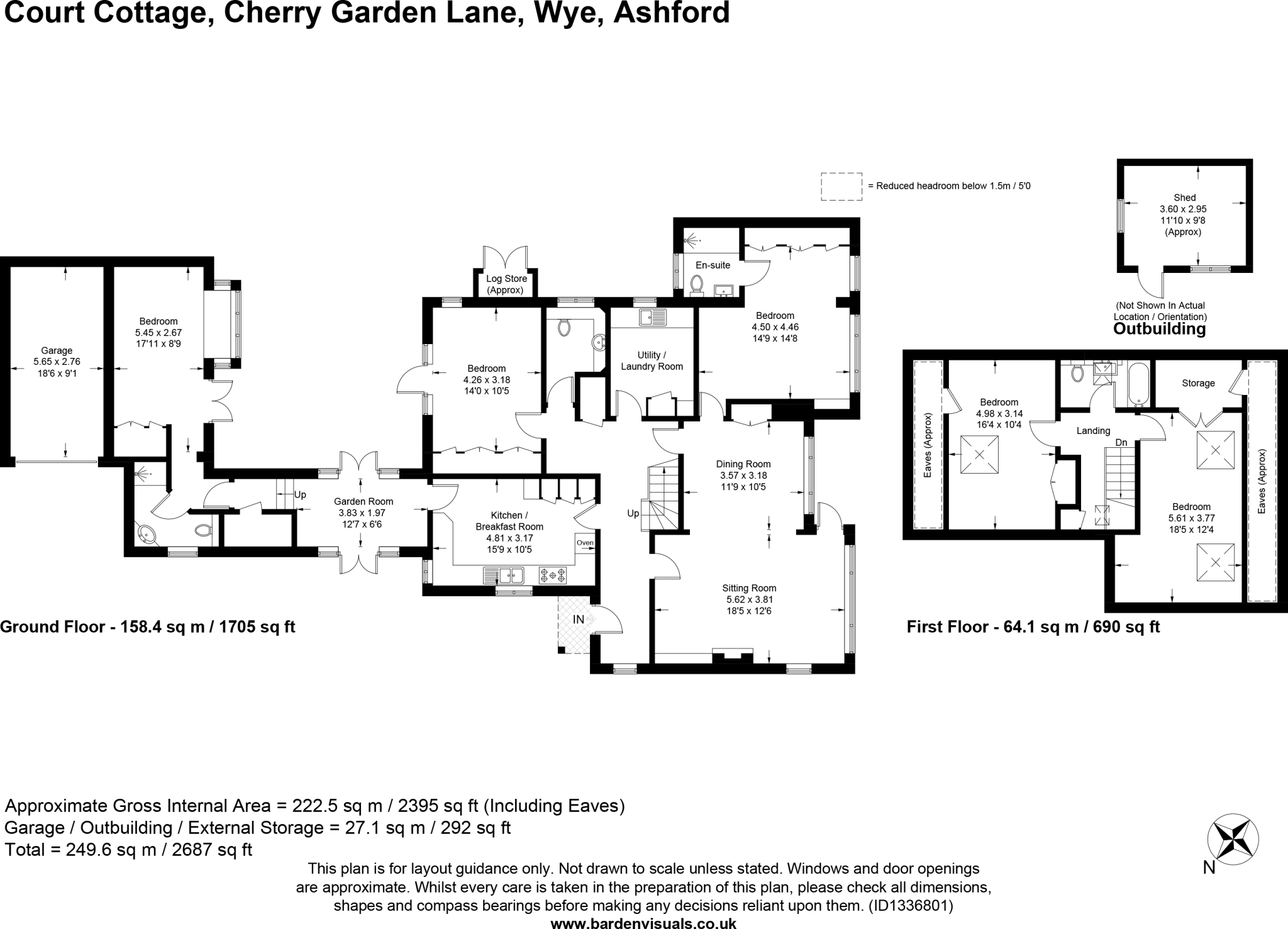 Cherry Garden Lane, Wye, Ashford, Kent, TN25 floorplan