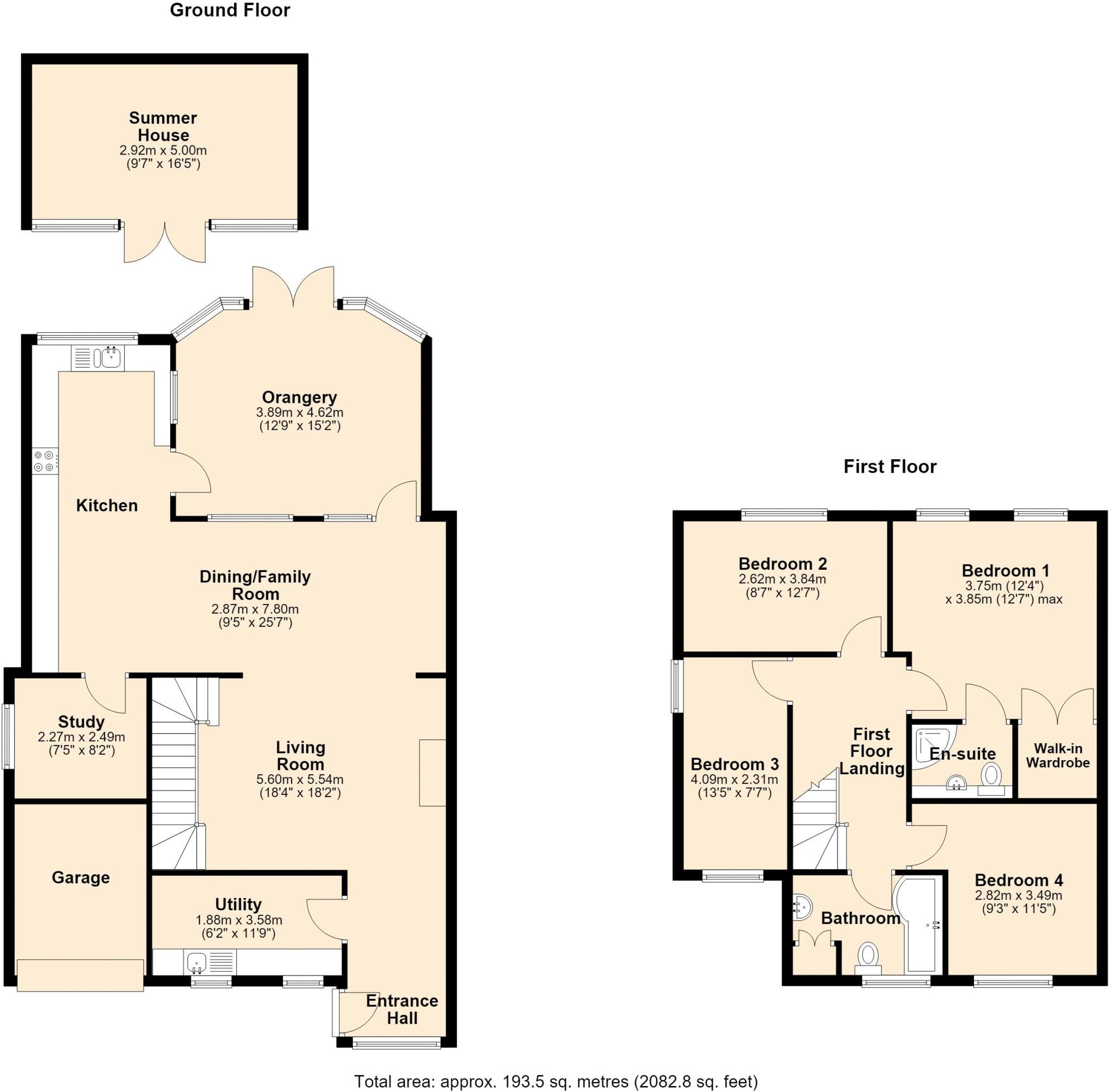 Village Centre - Private Road - Complete Short Chain floorplan