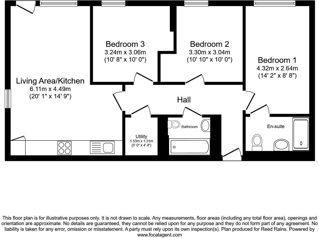 Derwent Street, Salford, M5 floorplan