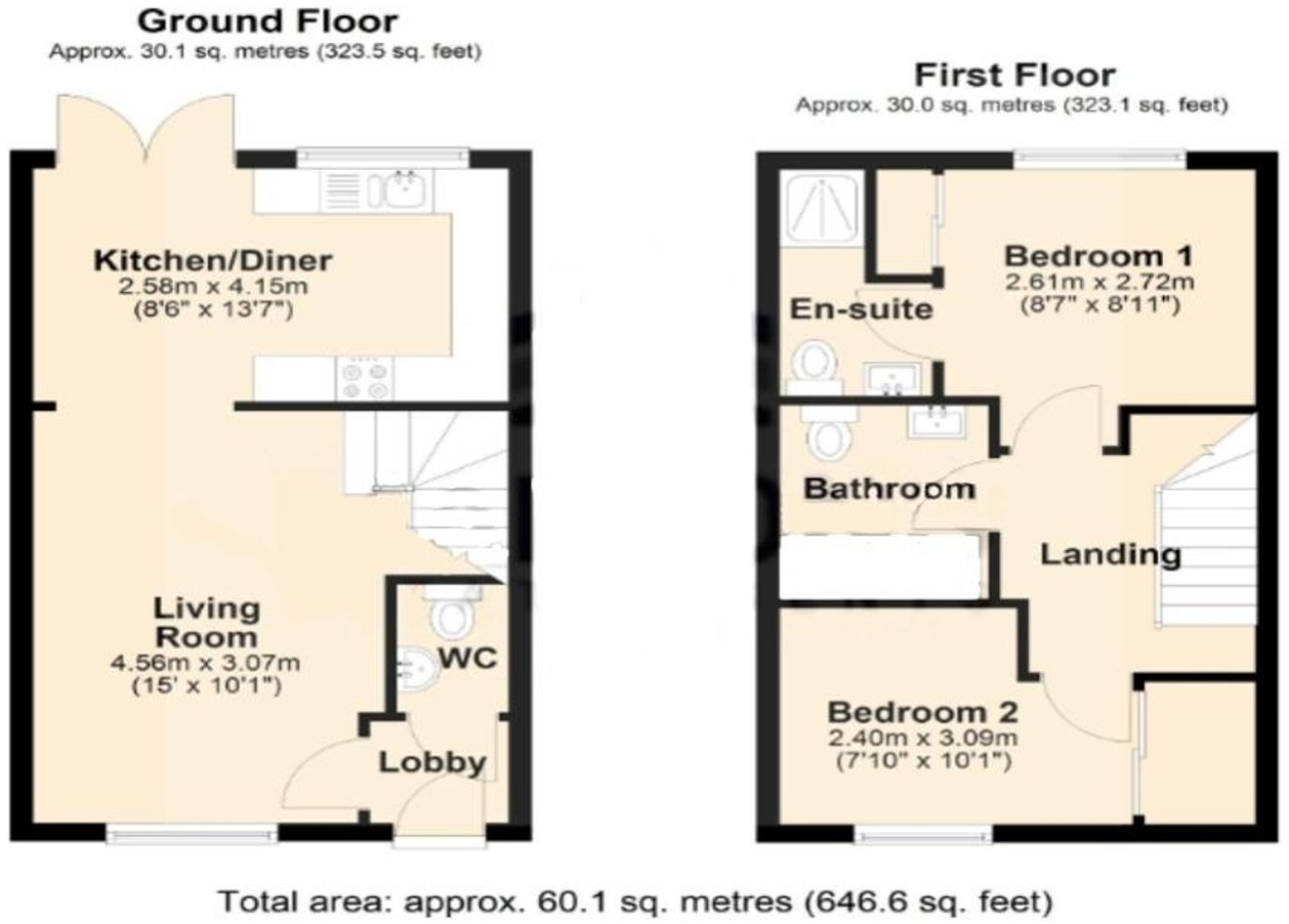Chestnut Avenue, Silsoe, MK45 floorplan