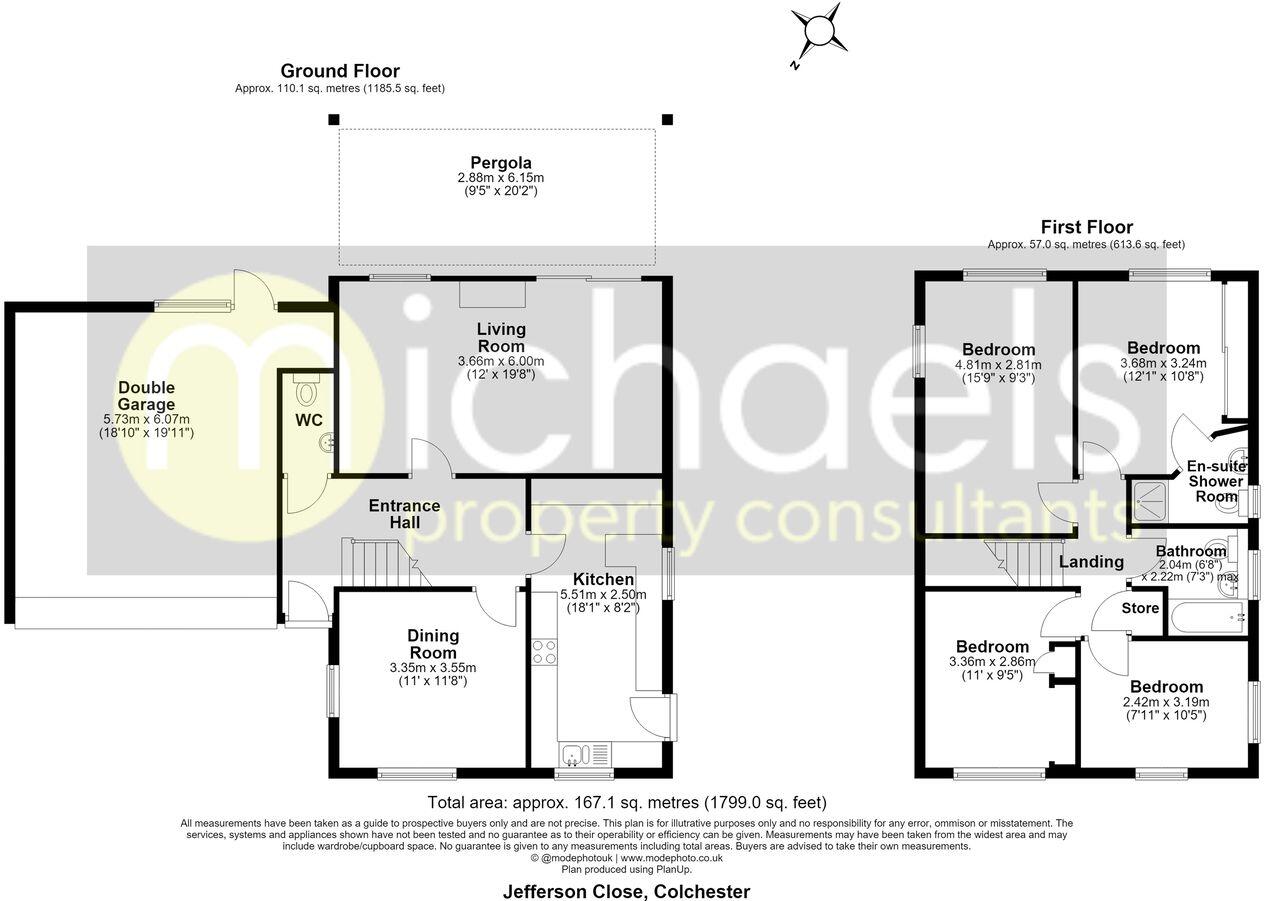 Jefferson Close, Colchester, CO3 floorplan