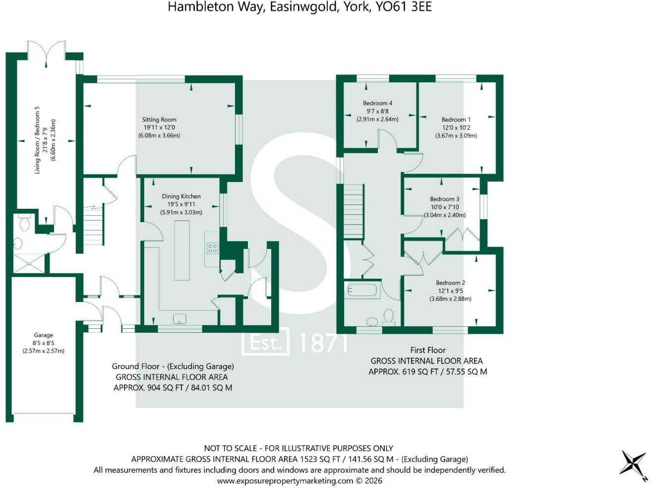 Hambleton Way, Easingwold floorplan