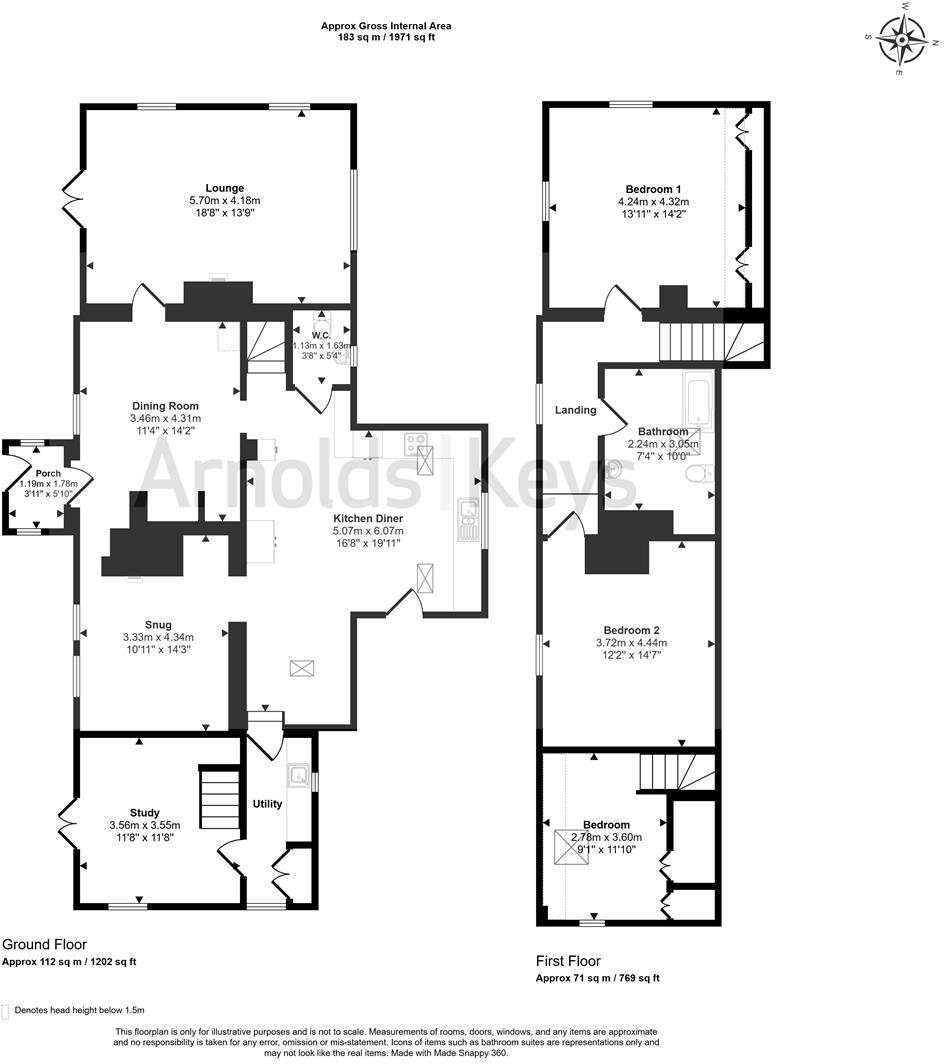 Back Lane, West Beckham, Holt floorplan