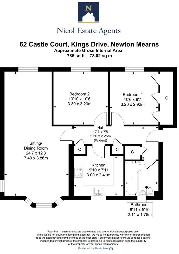 Castle Court, Kings Drive, Newton Mearns floorplan