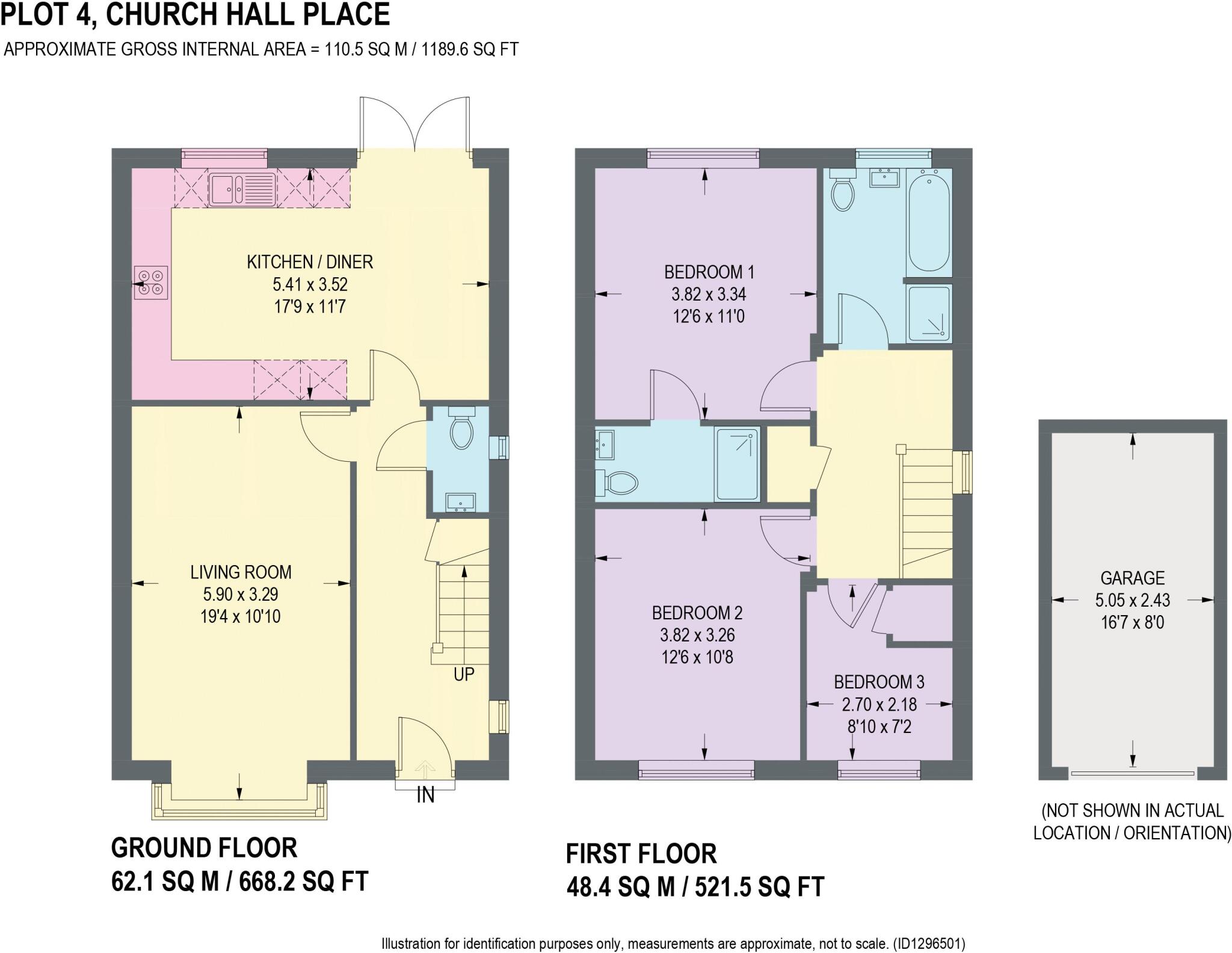 Church Hall Place, Rectory Road, Chesterfield floorplan
