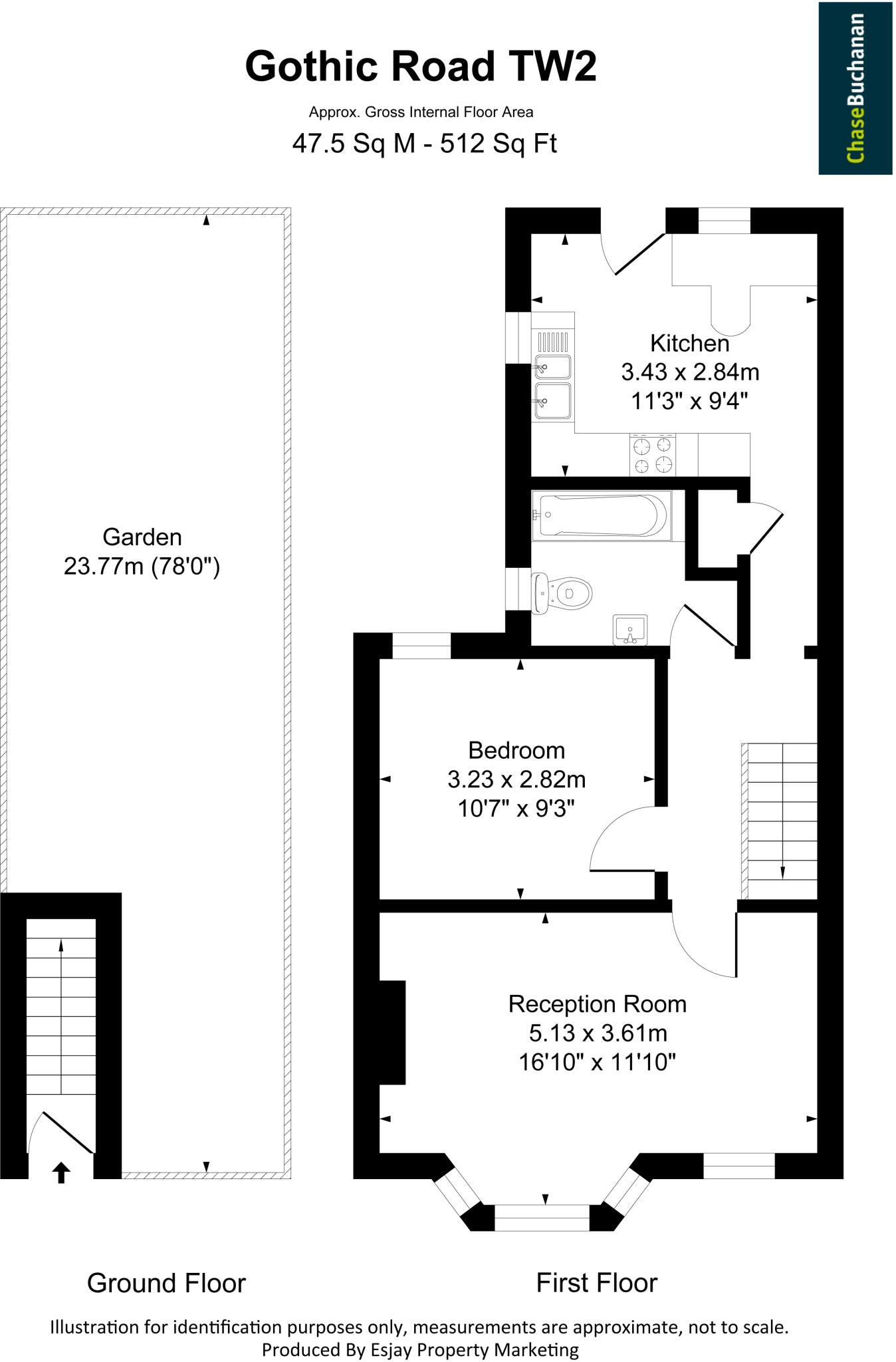 Gothic Road, Twickenham floorplan