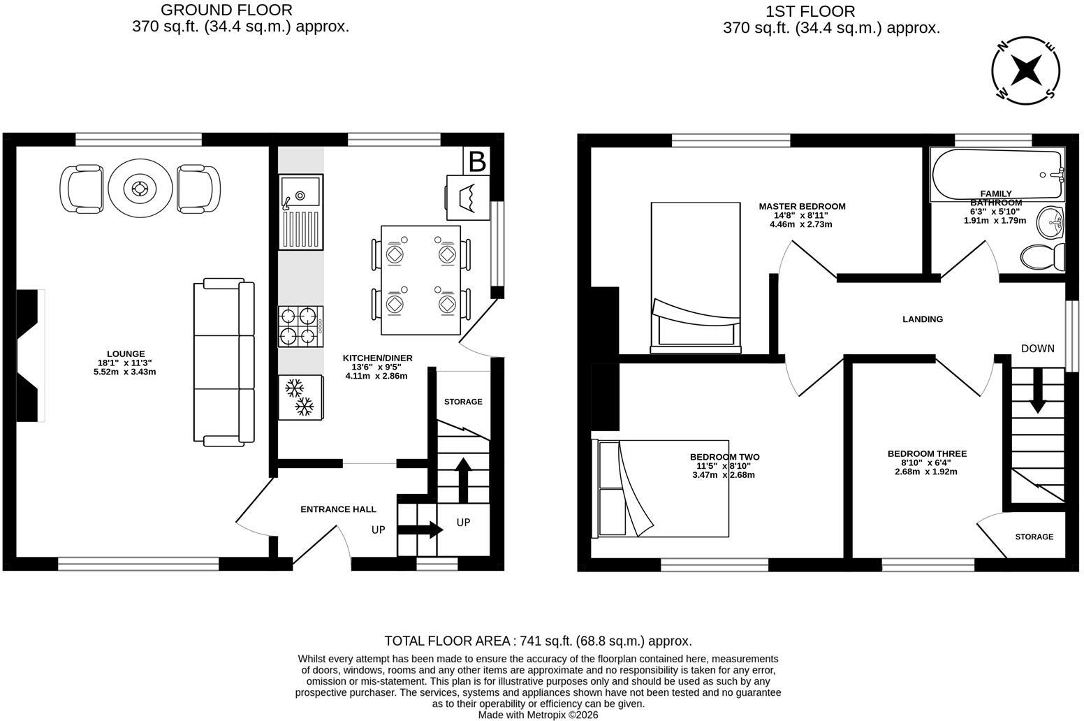 Collingwood Road, Chorley floorplan