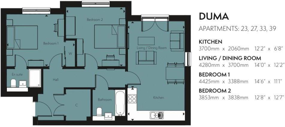 Foundry Lane, Chippenham floorplan