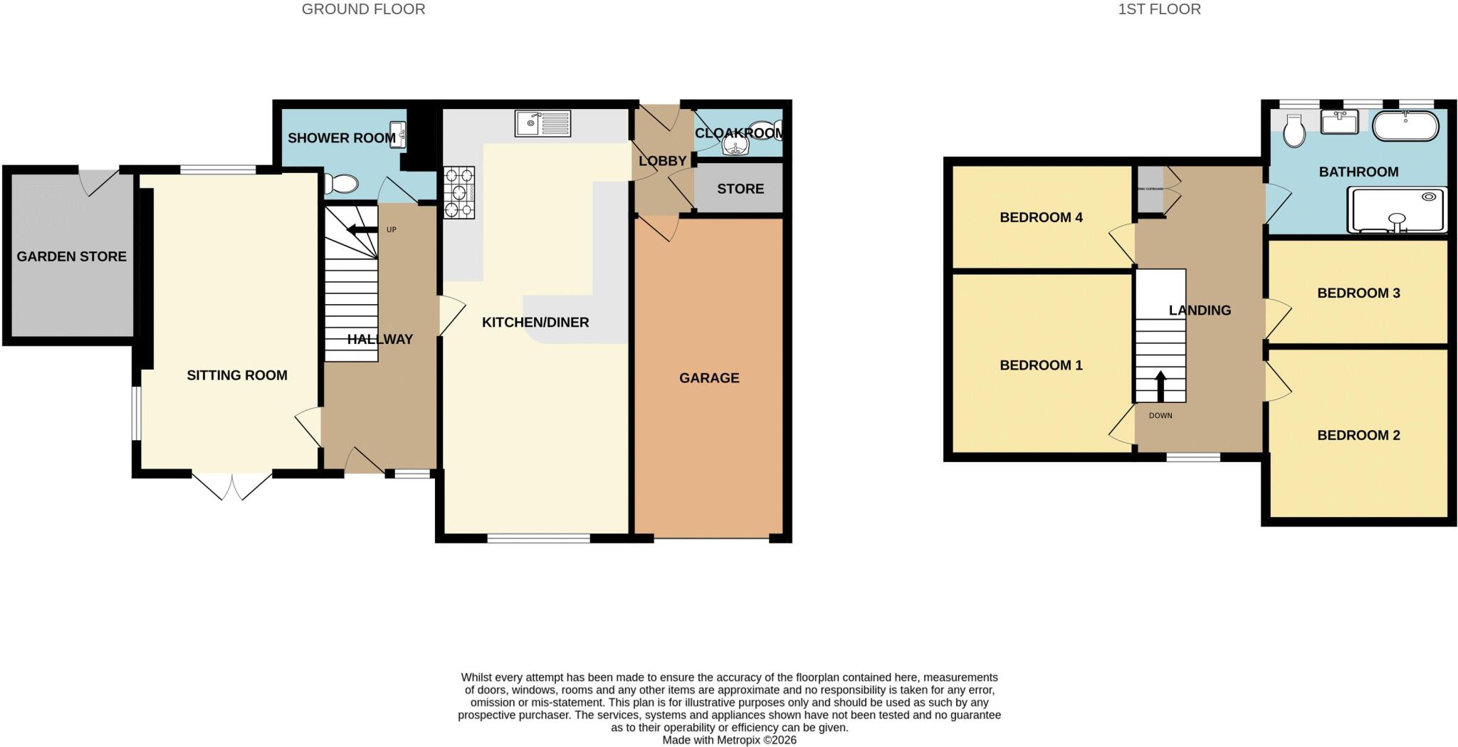 Jeffreys Way, Taunton floorplan