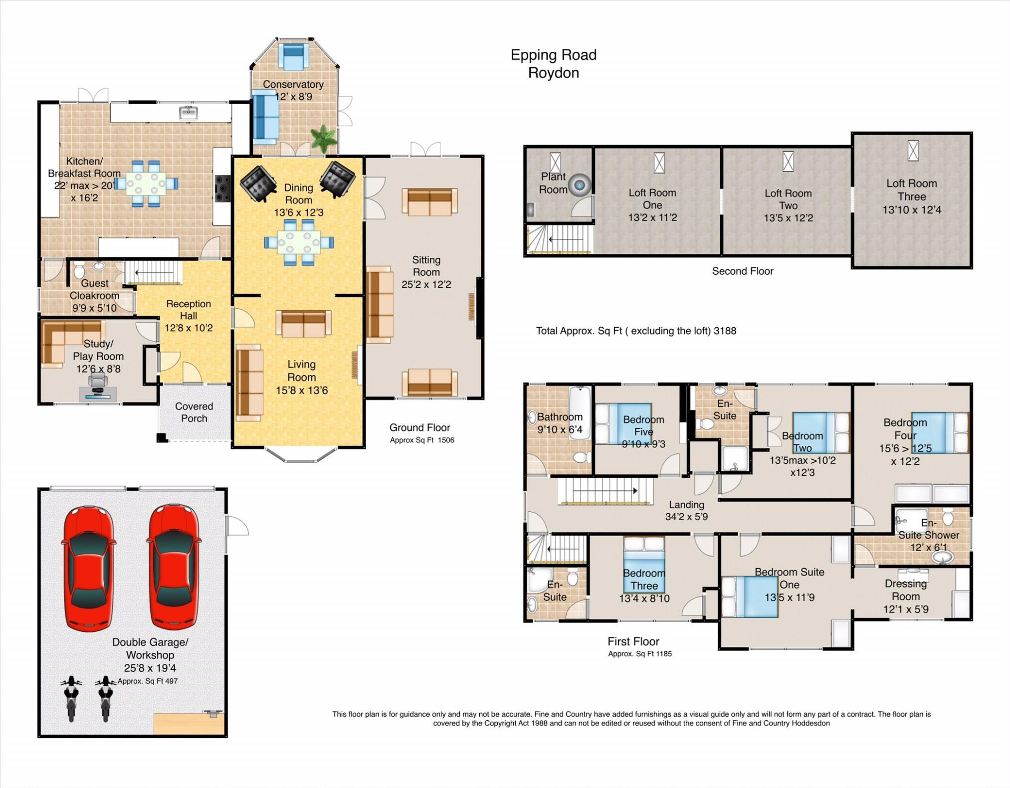 Epping Road, Roydon, Essex, CM19 floorplan