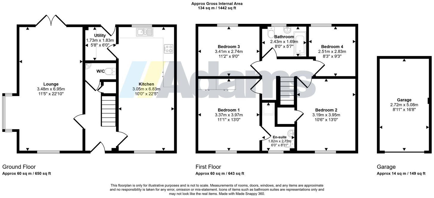 Wedgwood Drive WA4 floorplan
