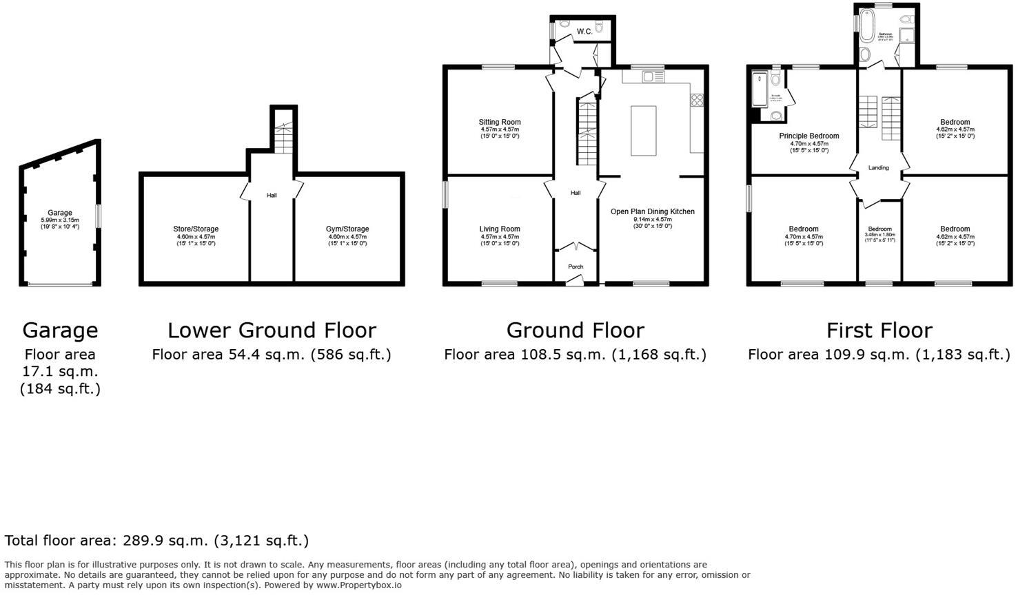 Oakleigh, Brighouse Road, Hipperholme, HX3 floorplan