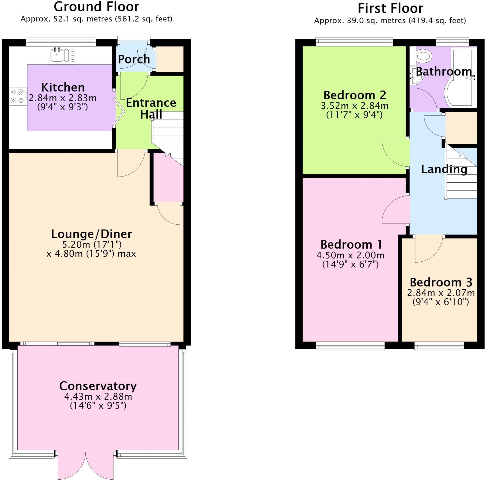 Haworth Close, Christchurch floorplan