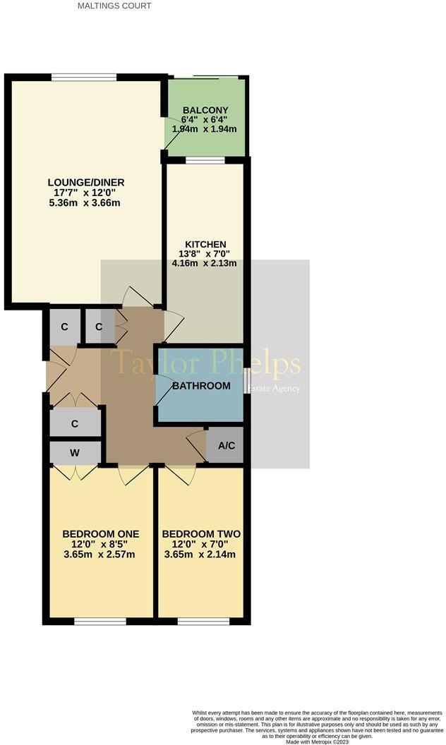 Maltings Court, Southside Ware - Ground Floor floorplan