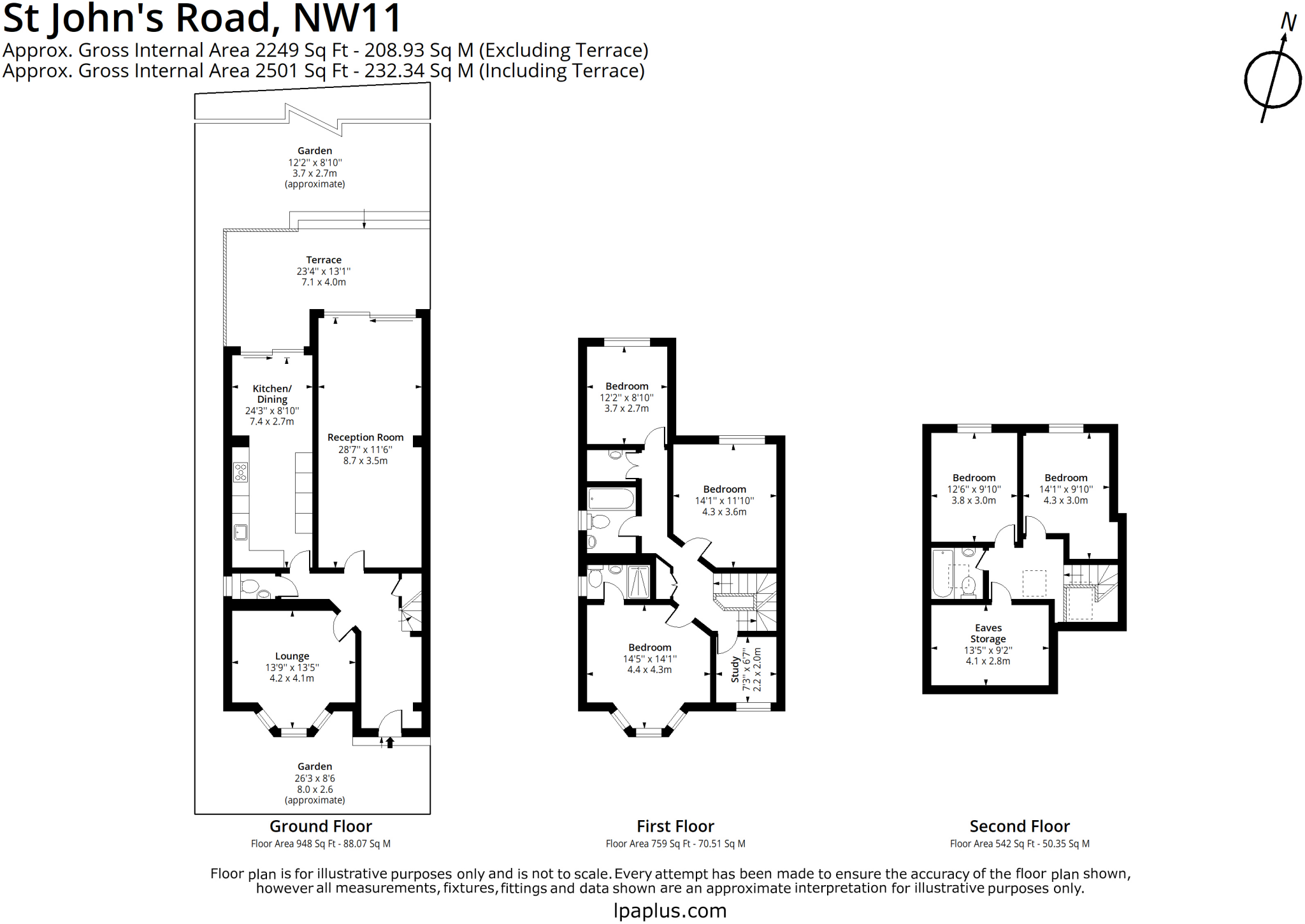 St. Johns Road, London floorplan