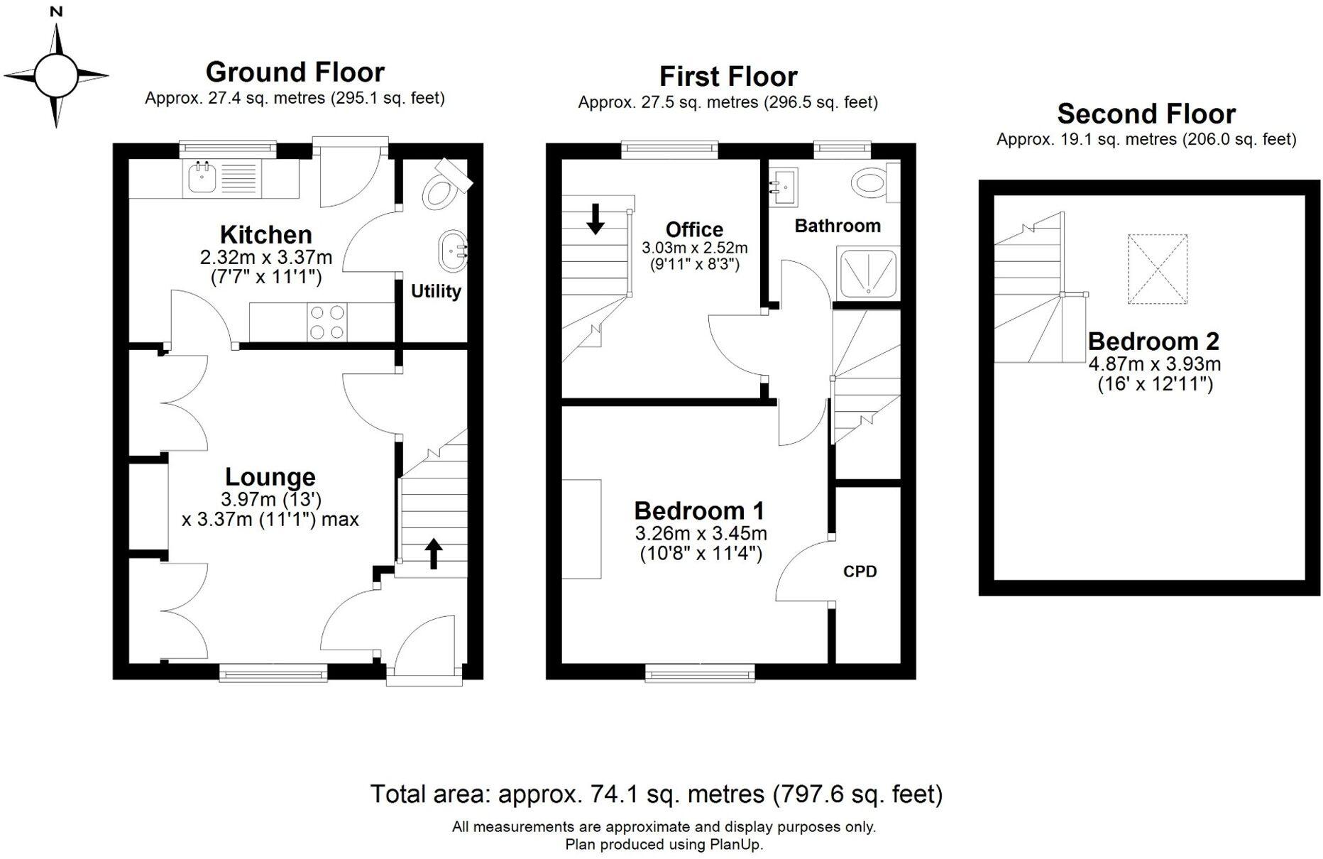 Chatsworth Road, Harrogate, HG1 floorplan