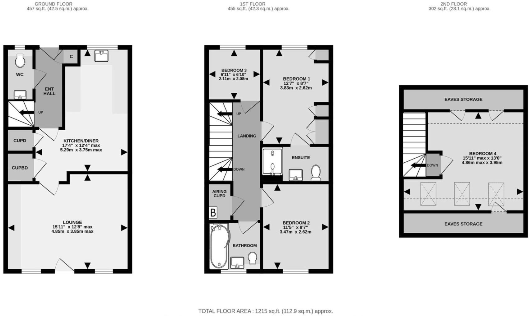 Preston Hill, Leavening, Malton floorplan