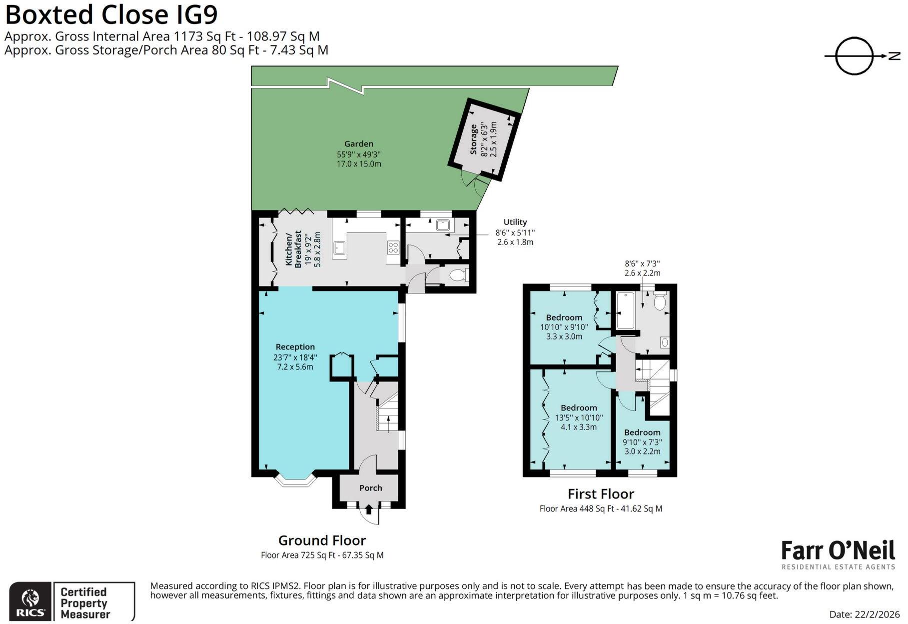 Boxted Close, Buckhurst Hill, IG9 floorplan