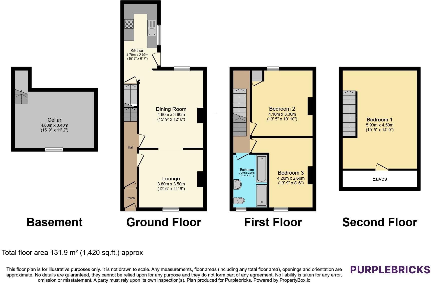 Charles Street, Rossendale, BB4 floorplan