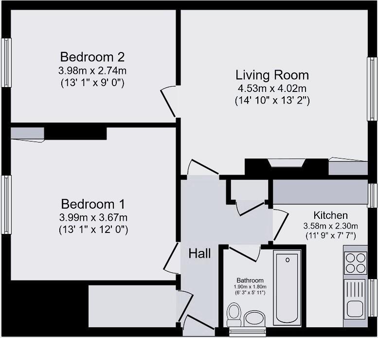 P2477 Blackfaulds Road, Rutherglen, G73 floorplan
