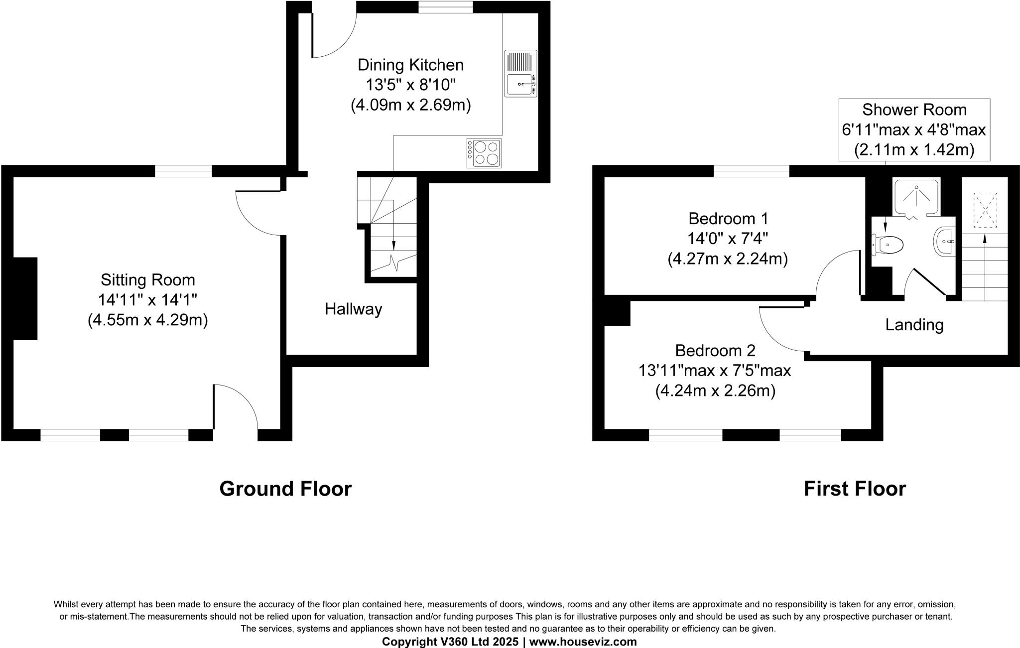 21 Lyon Road, Eastburn BD20 8UY floorplan