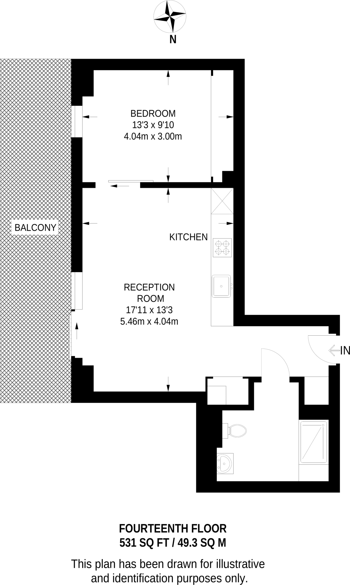 Bagshaw Building, Canary Wharf, London, E14 floorplan