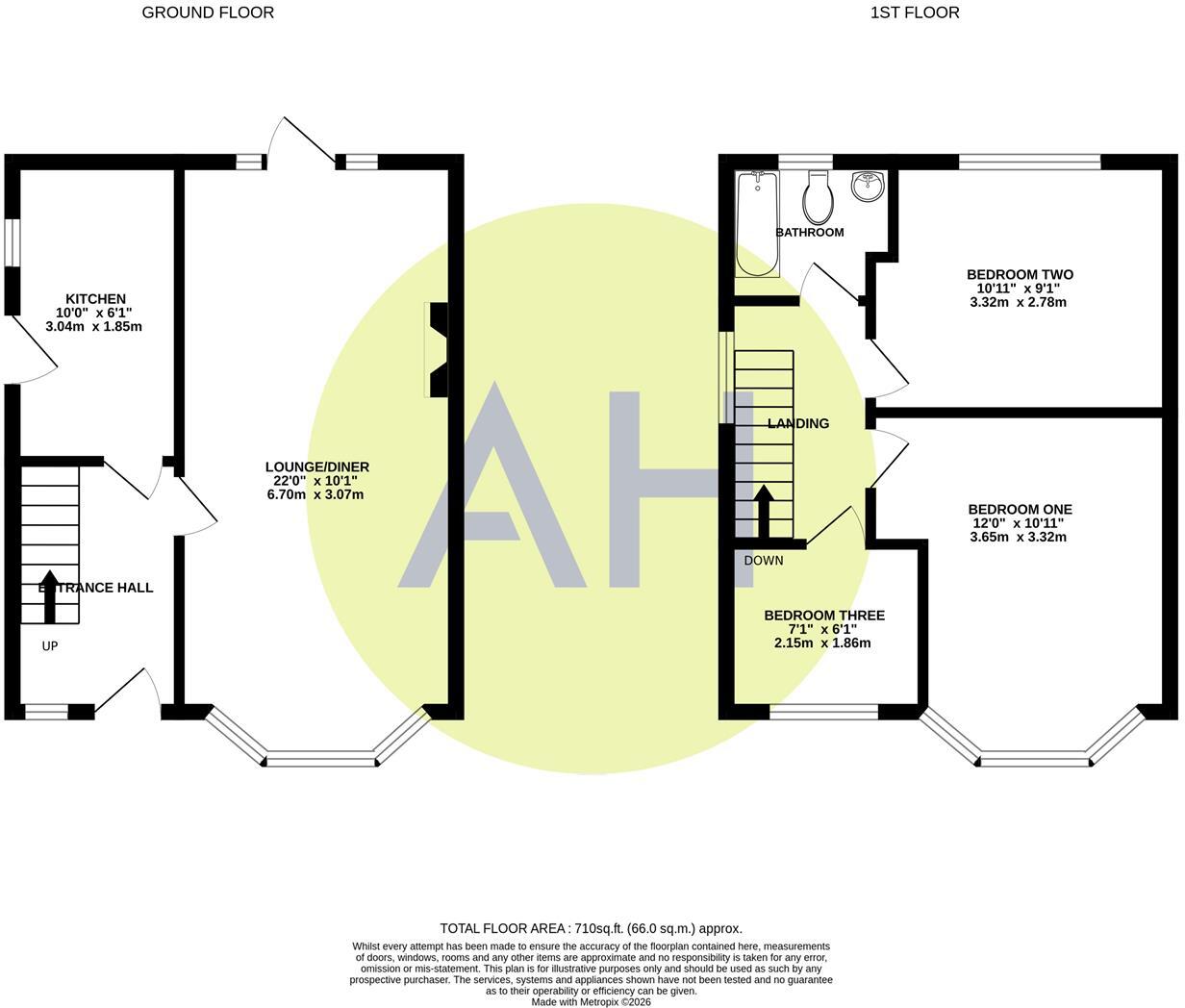 Davenham Road, Sale floorplan