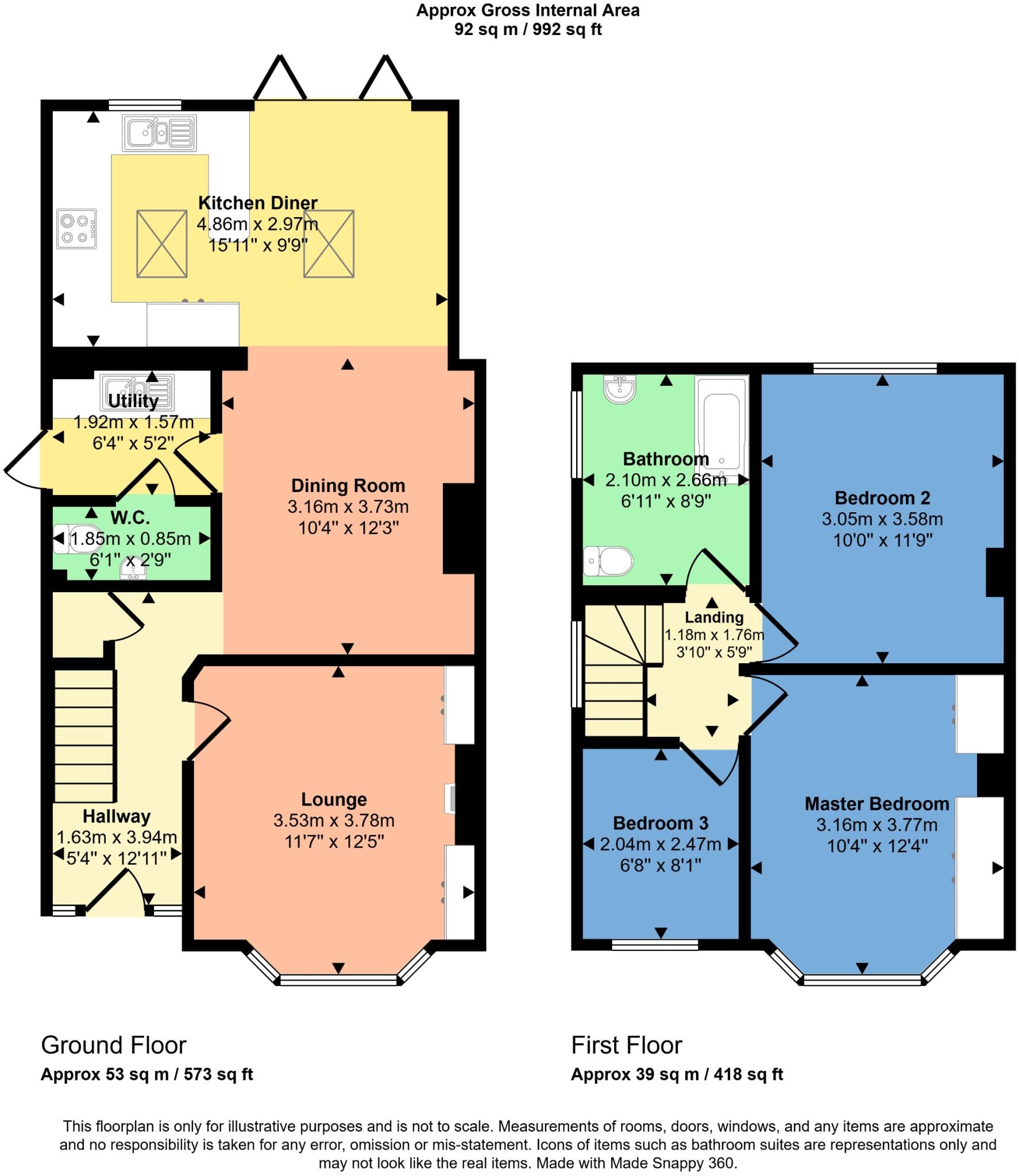 East End Avenue, Warminster, BA12 floorplan
