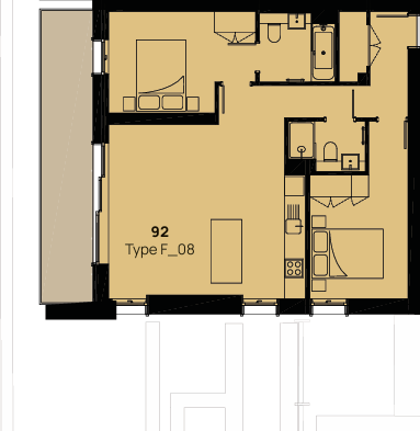 Alto Apartments, Exhibition Way, Wembley, Brent floorplan