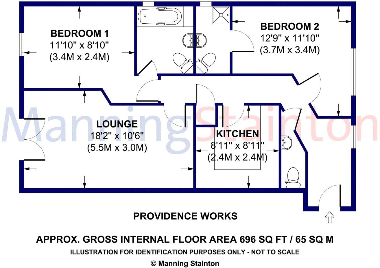 7 Providence Works, Howden Clough Road, Morley, Leeds, West Yorkshire floorplan