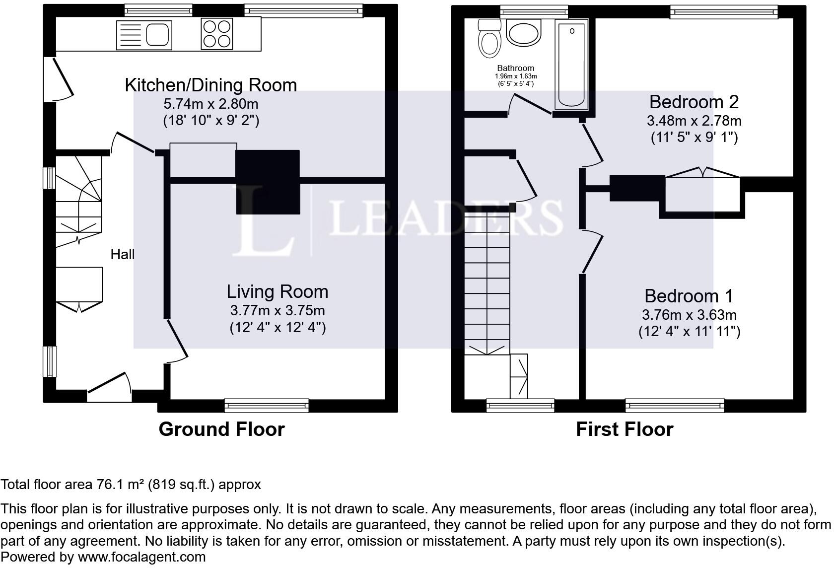Crew Road, WS10 floorplan
