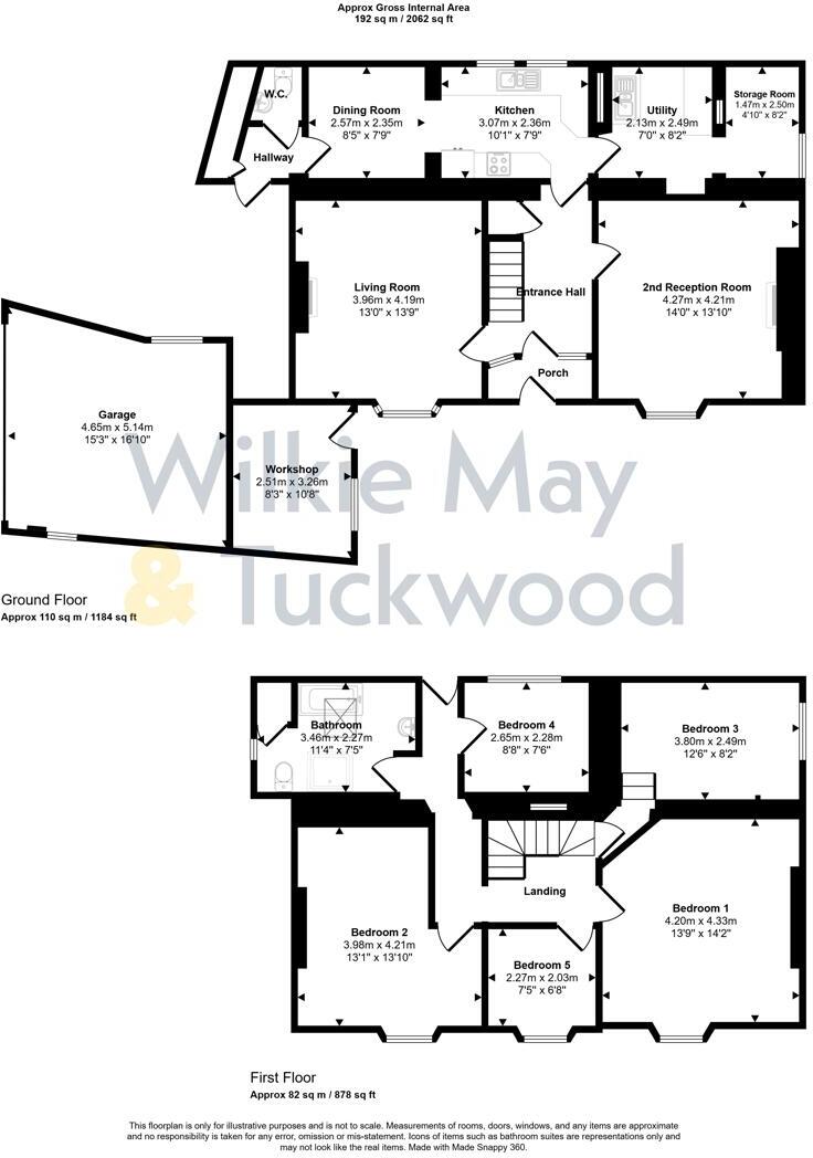 Whitehall, Watchet floorplan