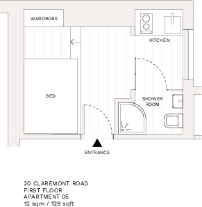 Claremont Road, Brent, London floorplan