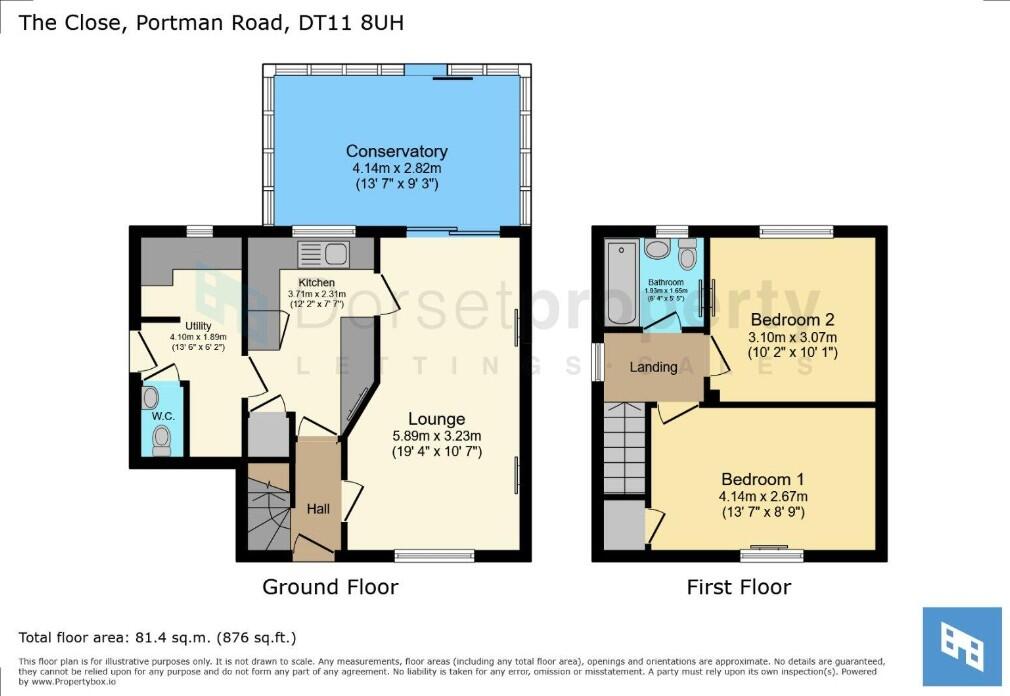 The Close, Portman Road, Pimperne, Dorset, DT11 floorplan