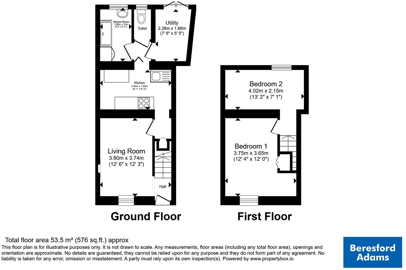 Pentre Uchaf, PWLLHELI, Gwynedd, LL53 floorplan