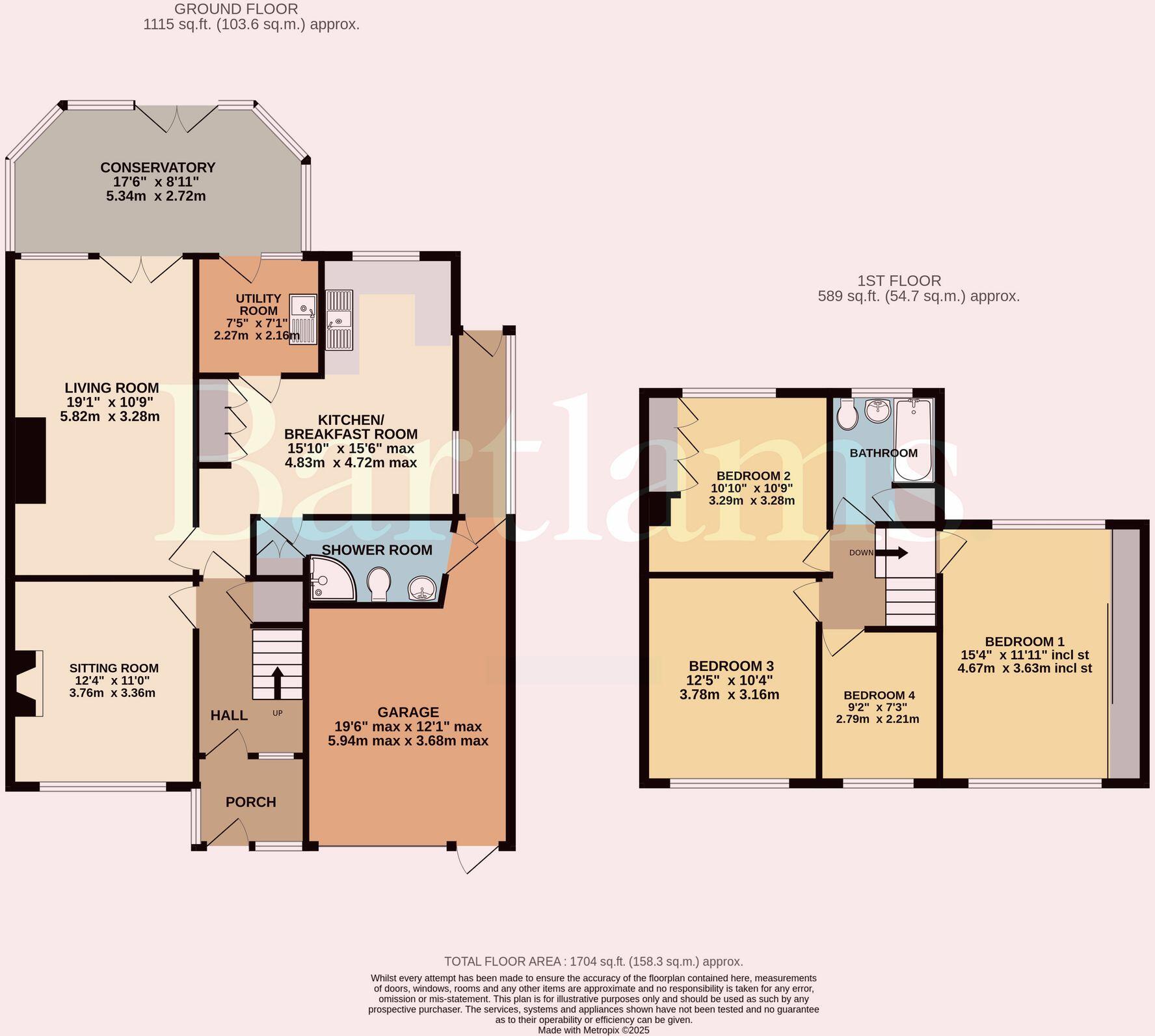 School Road, Wombourne, WV5 floorplan