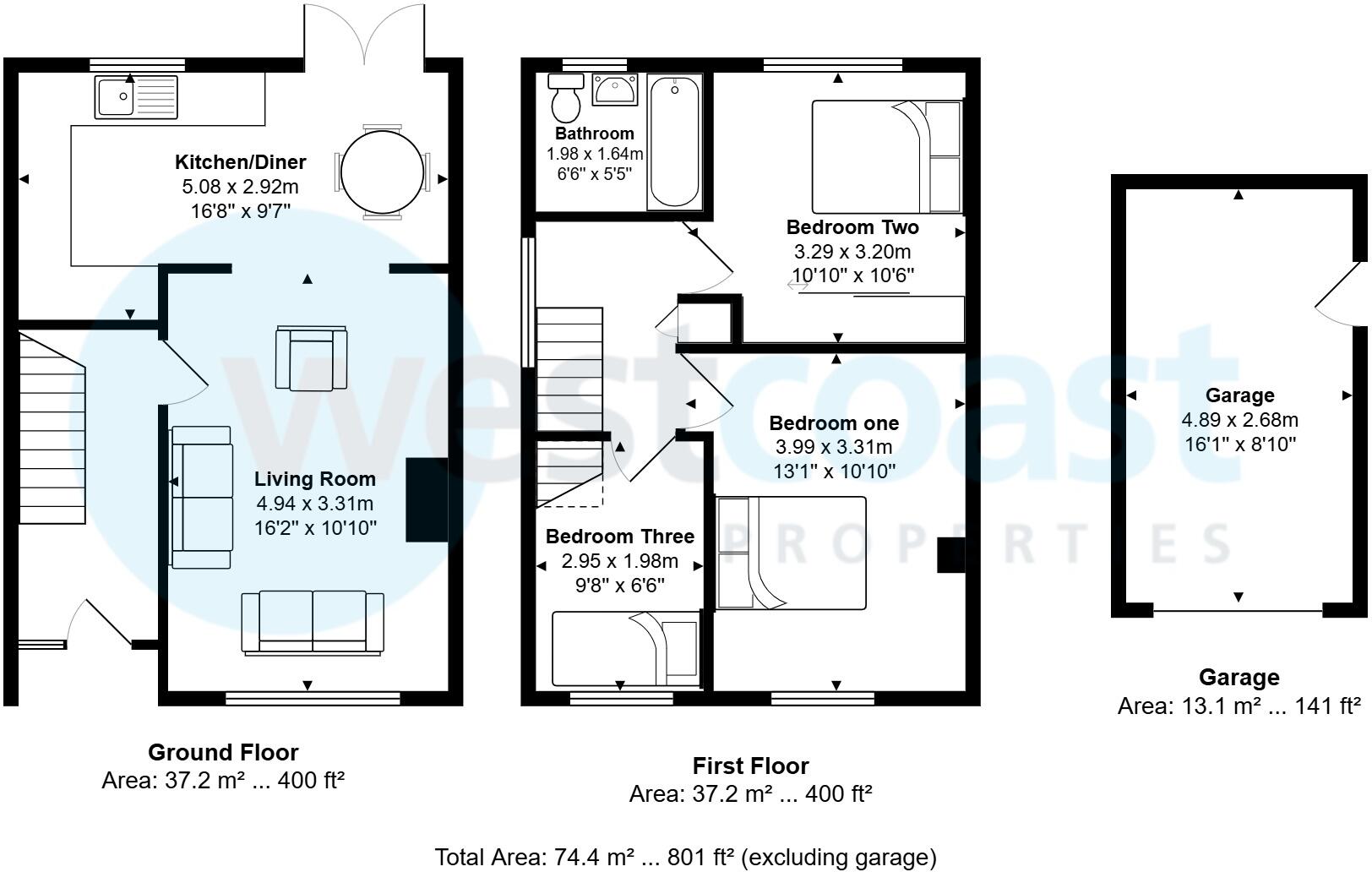 Downside, Portishead, Bristol, Somerset, BS20 floorplan
