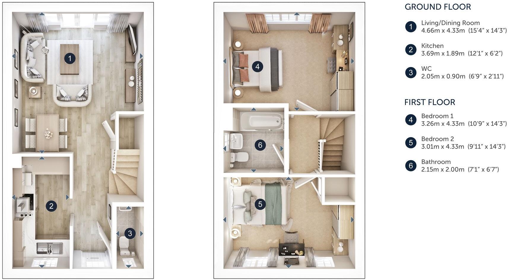 Bennetts Road, North Keresley, CV7 floorplan