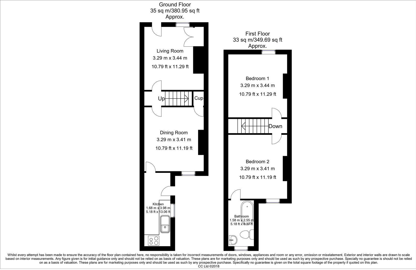 St James Road, Derby floorplan