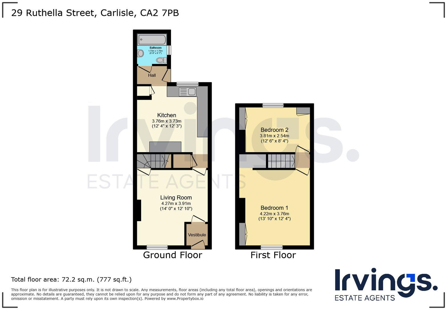 29, Ruthella Street, Carlisle, CA2 7PB floorplan